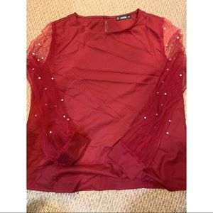 Long sleeve blouse